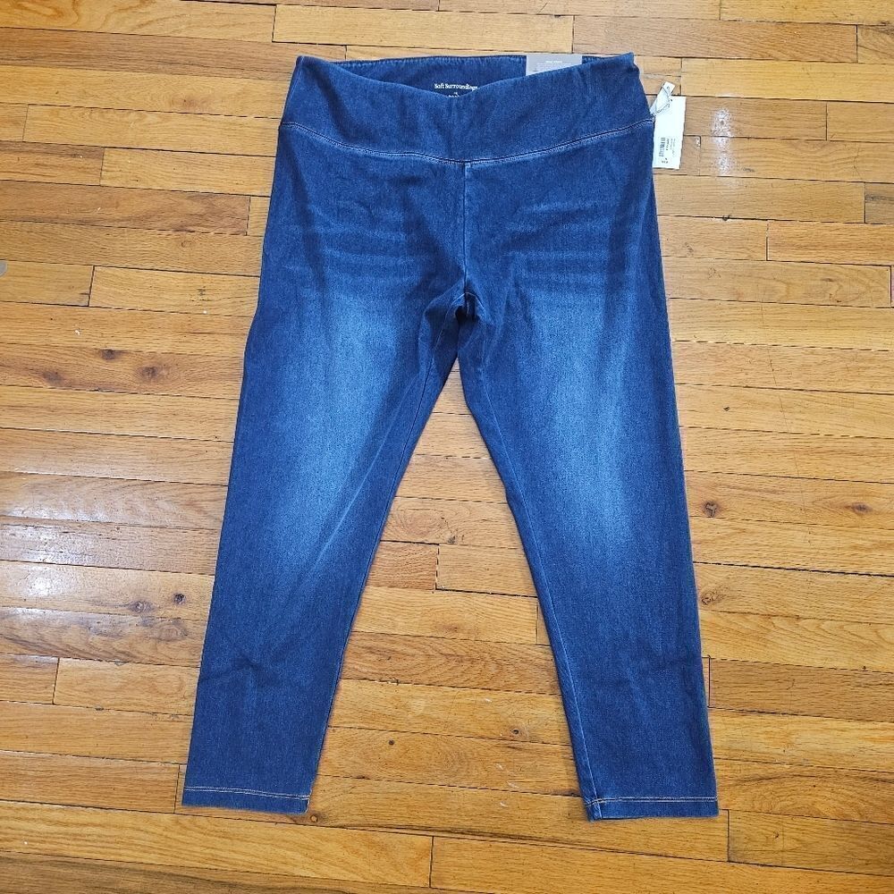Soft Surroundings Blue Denim Jeggings 20W